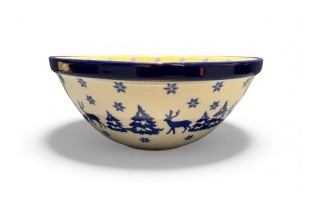 057 Bunzlau Nest Schaal 1931X Ø 20 cm Kerst